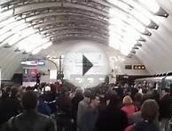 Драка фанатов Зенита и Спартака СПБ метро Садовая