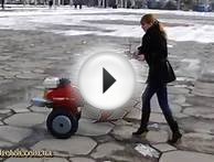 Мотоблок Пуберт или культиватор Pubert c прицепом.