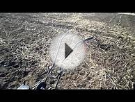 Рыхление почвы мотокультиватором Лидер(аналог Хобитов 300